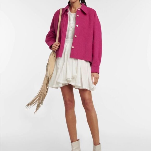 Isabel Marant Jackets & Blazers - Isabel Marant Hanao wool/alapaca shirt jacket Sz 40